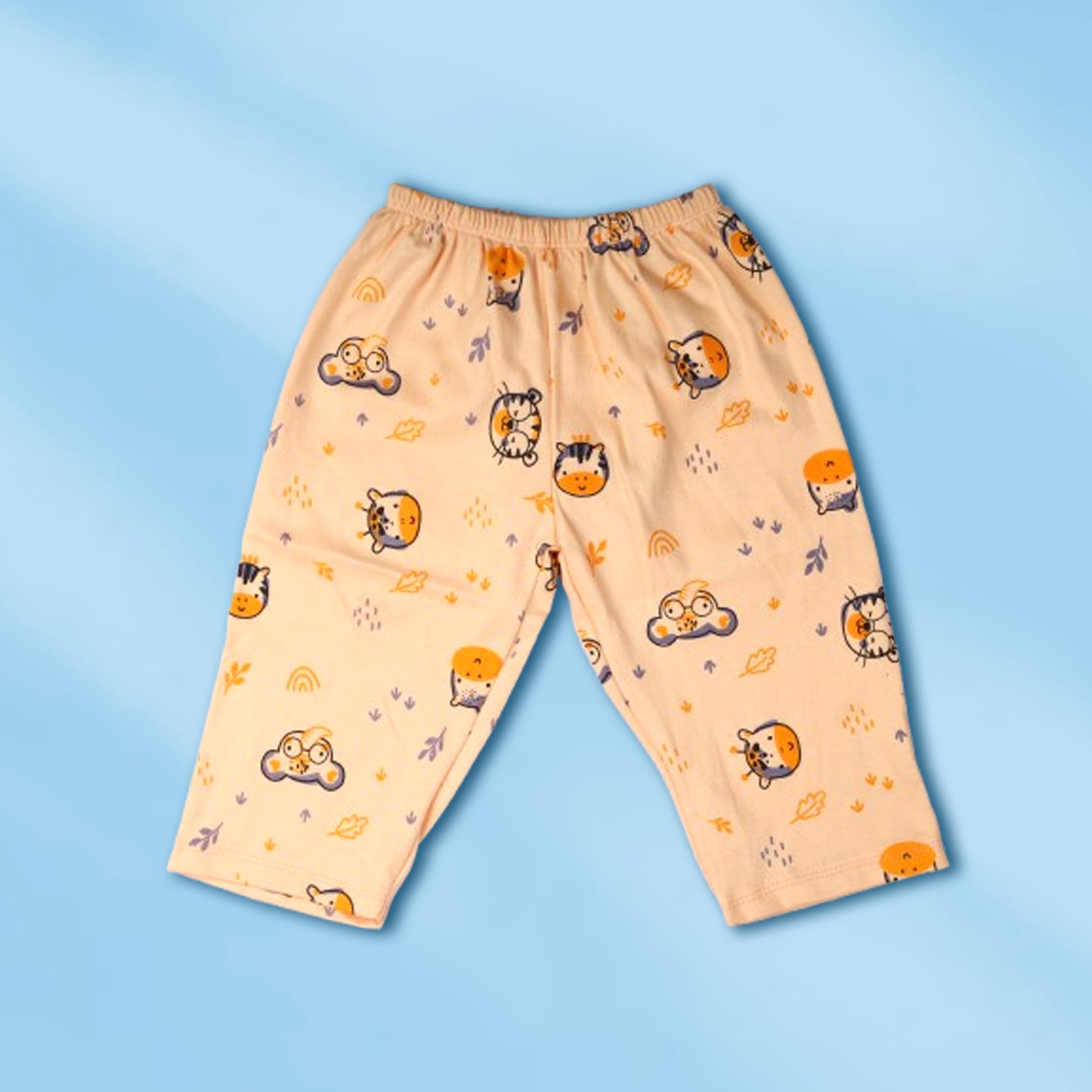 Knitted cotton full pants